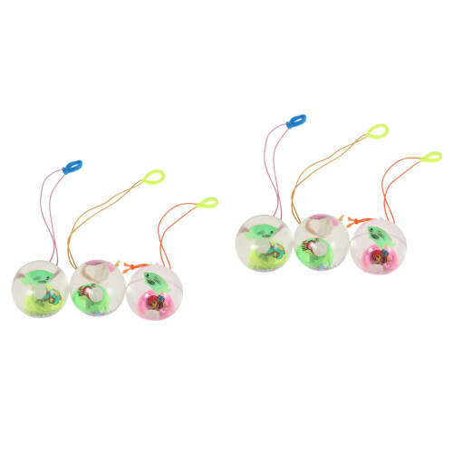 6St Kinderspeelgoed Springballen, , Gekleurd En 2