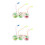 6St Kinderspeelgoed Springballen, , Gekleurd En 4