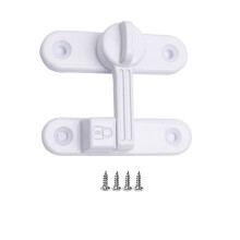 Zinc Alloy Barn Door Lock 90/180 Degree Sliding Door Latch with Antitheft Bolt and Rust‑Resistant Build
