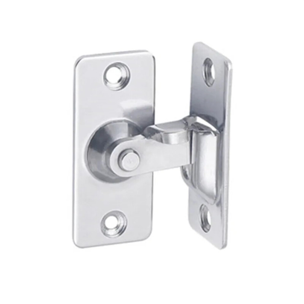 Mini 304 Stainless Steel Right Angle Latch For Sliding Doors, CorrosionâResistant Surface Mount Lock 1Pcs 9092120322071