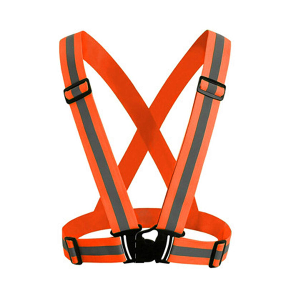 Reflective Safety Vest for Kids, Adjustable  Visibility Vest with Reflective Stripes for Running and Outdoor Activities