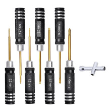 RC Tool Kit Set Hex Driver 0.9mm 1.27mm 1.5mm 2mm 2.5mm & Phillips Screwdriver 3mm 4mm for Axial SCX24