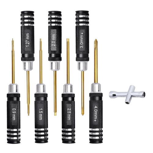 Kit D'Outils RC : Tournevis Hexagonal et Cruciforme pour