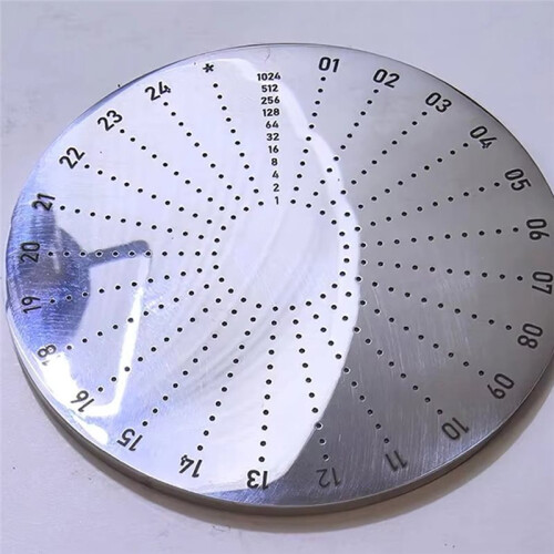Neue Runde Merksatz-Stahlplatte, 60 mm Durchmesser 2