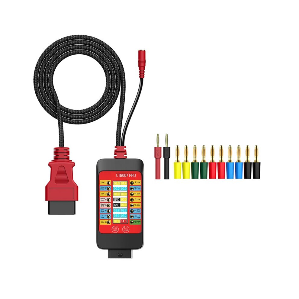 Ctb007 Pro Obd2 Breakout Box With Lcd Display 16Pins Vrms, Ecu Testing Diagnostic Tool 6031598814018