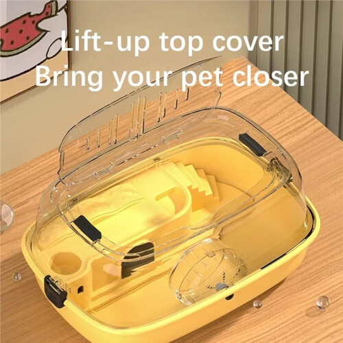 Cage de Luxe pour Hamster,  Villa en Acrylique pour Intérieur, Ensemble Complet 2