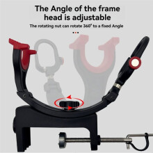 2PCS Boat Rod Bracket 360 Adjustable Portable Fishing Turret Holder for Boats Fishing Support Gear