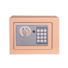 Home Safe Box Steel Security Construction with Electronic Password Access, Wall Mounted Mini Safe 220x170x170mm C1
