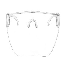 Full Face Shield Sunglasses Anti Fog UV400 Protective Goggles Tinted Safety Glasses Unisex White