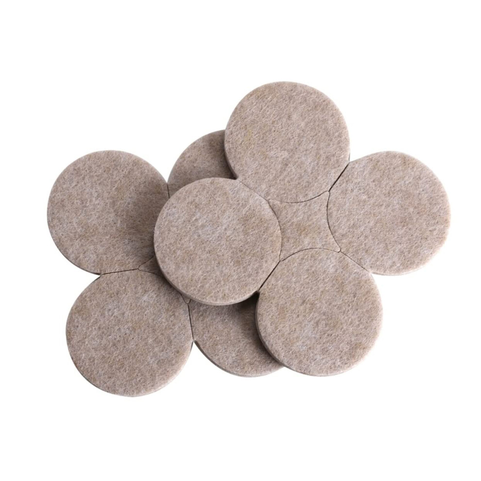8Pcs Furniture Felt Pads Chair Leg Floor Protectors Durable Round Nonslip Design For Hardwood Floors 9073542841401