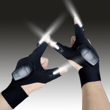 LED Flashlight Gloves with Hands LED Lighting for Fishing, Repairing, Running, and Camping