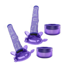 4PCS Filter Replacement Parts for V8 FOCUS Mattress Vacuum Cleaner Front Filter&Rear Filter Household Cleaning