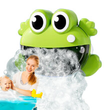 Kids Bath Toy Frog Bubble Maker for Bathtub with Colorful Bubble Stream and Cute Frog Design Gift