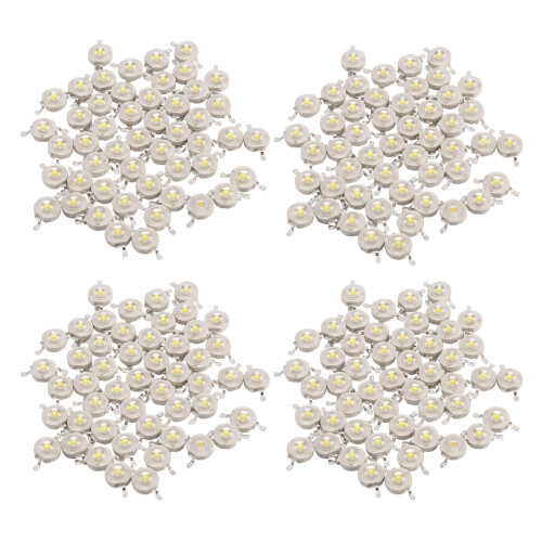 200Pcs 1W Diode High Power Cool White Led Beads 1 Watt Lamp Chip 3V-3.4V