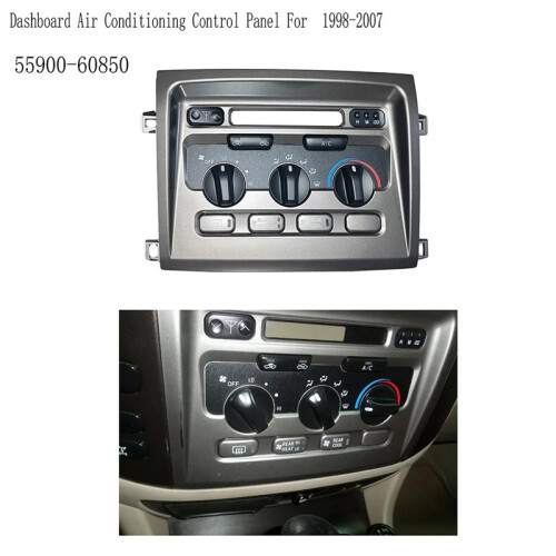 55900-60850 Dashboard Air Conditioning Control Panel for  LC100 Land  1998-2007 2