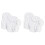 400 Pcs 1.77 Inch/ 45 mm Plastic Insulation Washers Load Spreading Polypropylene Washers for Fixing & Supporting 2