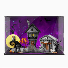 Acrylic Dustproof Transparent Display Case with 3mm Background for 21351 Christmas Eve Surprise