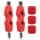 Pipe Reamer Deburring Tool,5Pcs Copper Pipe Cleaner and Reamer Set,Pipe Deburring Brush,Tubing Chamfer Tool 1