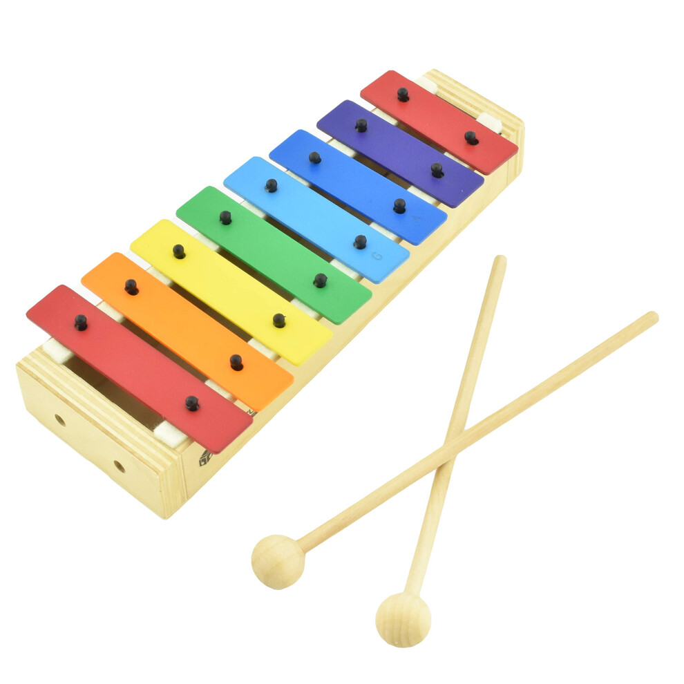 Wood Xylophone for Kids with Mallets, Professional Tuning Toddler Musical Instrument Gift