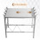 Microwave Shelf 3-Tier Extendable Worktop Shelves with 6 Hooks, Kitchen Shelf, Spice Rack White 5