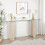 Seconique Modena Console Table - Clear Glass Effect 1