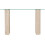 Seconique Modena Console Table - Clear Glass Effect 3