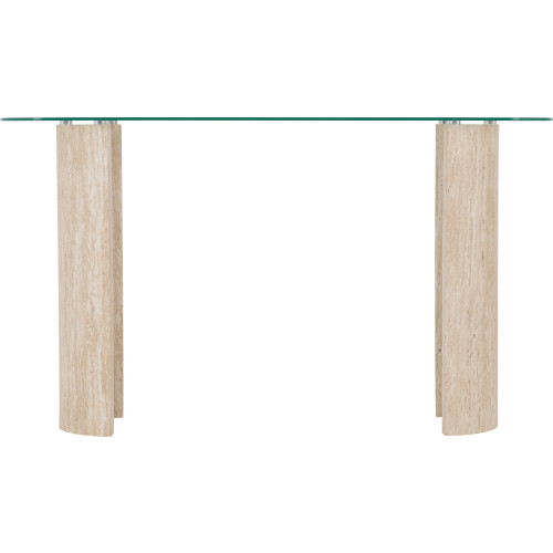 Seconique Modena Console Table - Clear Glass Effect 2