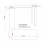 Seconique Modena Console Table - Clear Glass Effect 7
