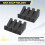 2Pcs Silicone Soap Dish with Drain, Shower/Bathroom Soap Rack, Self Draining Waterfall Soap Tray/Kitchen Keeper(Gray) 2
