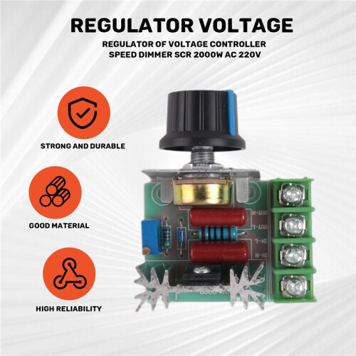 regulator of Voltage controller speed dimmer SCR 2000W AC 220V 1