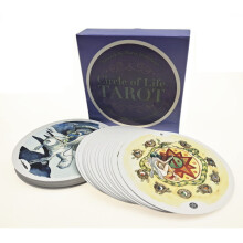 Circle of Life Tarot Cards 3 PCS English Tarot Deck with Guidebook All‑in‑One Set for Divination