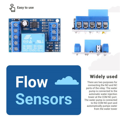2 in 1 Pump Pour Water Automatic Controller DC12V Liquid Level Sensor  Relay Module for Motor Fish Tank Waterhouse 2