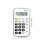 Pocket Calculator Mini ABS Black with Rope - Small 2