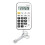 Pocket Calculator Mini ABS Black with Rope - Small 3