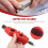 Pipe Reamer Deburring Tool,5Pcs Copper Pipe Cleaner and Reamer Set,Pipe Deburring Brush,Tubing Chamfer Tool 2
