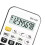 Pocket Calculator Mini ABS Black with Rope - Small 8