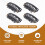 40pcs U-shaped clamp For Hair Extensions Wig Clips DIY Comb Black Frame 2