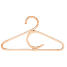 Rattan Clothes Hanger Style Kids Garments Organizer Rack Children Hanger Kids Room Decoration Hanger for Clothes