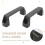 Cabinet Drawer Door Plastic Handle Pull Knob 120mm 4.7" 2 Pcs 5