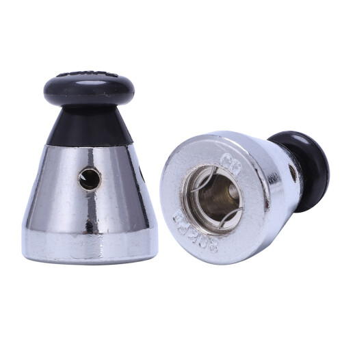 Pressure Cooker Relief Jigger Valve 1.5 Inch High 2Pcs Black 1