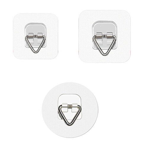 20Pcs Modern Adhesive Plate Picture Hangers-Square 6.7cm 1