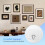 20Pcs Modern Adhesive Plate Picture Hangers-Square 6.7cm 3