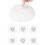 20Pcs Modern Adhesive Plate Picture Hangers-Square 6.7cm 6