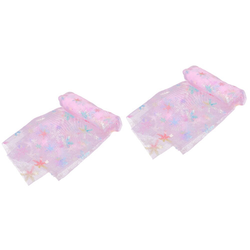 Multi Snowflake Pattern Fabric Cuttable for Sewing DIY Crafts 2