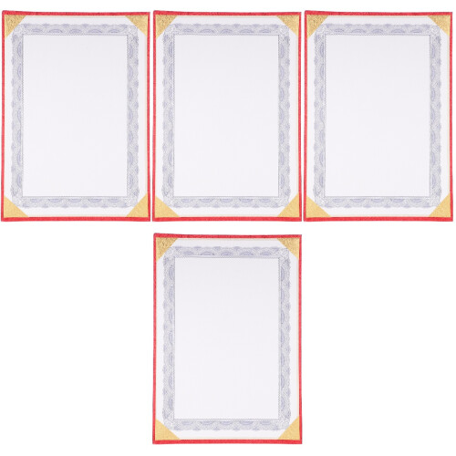 4Sheets Paper for Award Certificates in Assorted Colors 2