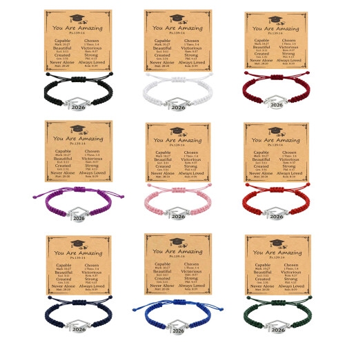 Unique 2026 Commemorative Handmade Bracelet With-Royal Blue 1
