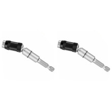 2X Inserts Magnétiques Porte-Embouts à Vis Pointe de Forage Tournevis Électrique de Précision Ensemble de Forets