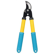 Professional Pruning Shears with Curved Blade, Long Handle Control and Comfort Grip for Garden Branch Cutting