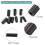 9Pcs/Set Conversion Chuck Cnc Router Bit Tool Milling Cutter Adapter Collet Engraving Tool Woodworking Cutter Tool 6