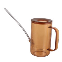Stainless Steel Watering Can 1.5L Long Spout for Indoor and Outdoor Plants Ergonomic Handle Design